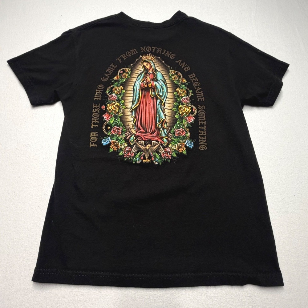 DGK Guadalupe Rose Graphic T-Shirt Black Mens Medium Streetwear Short Sleeve Tee